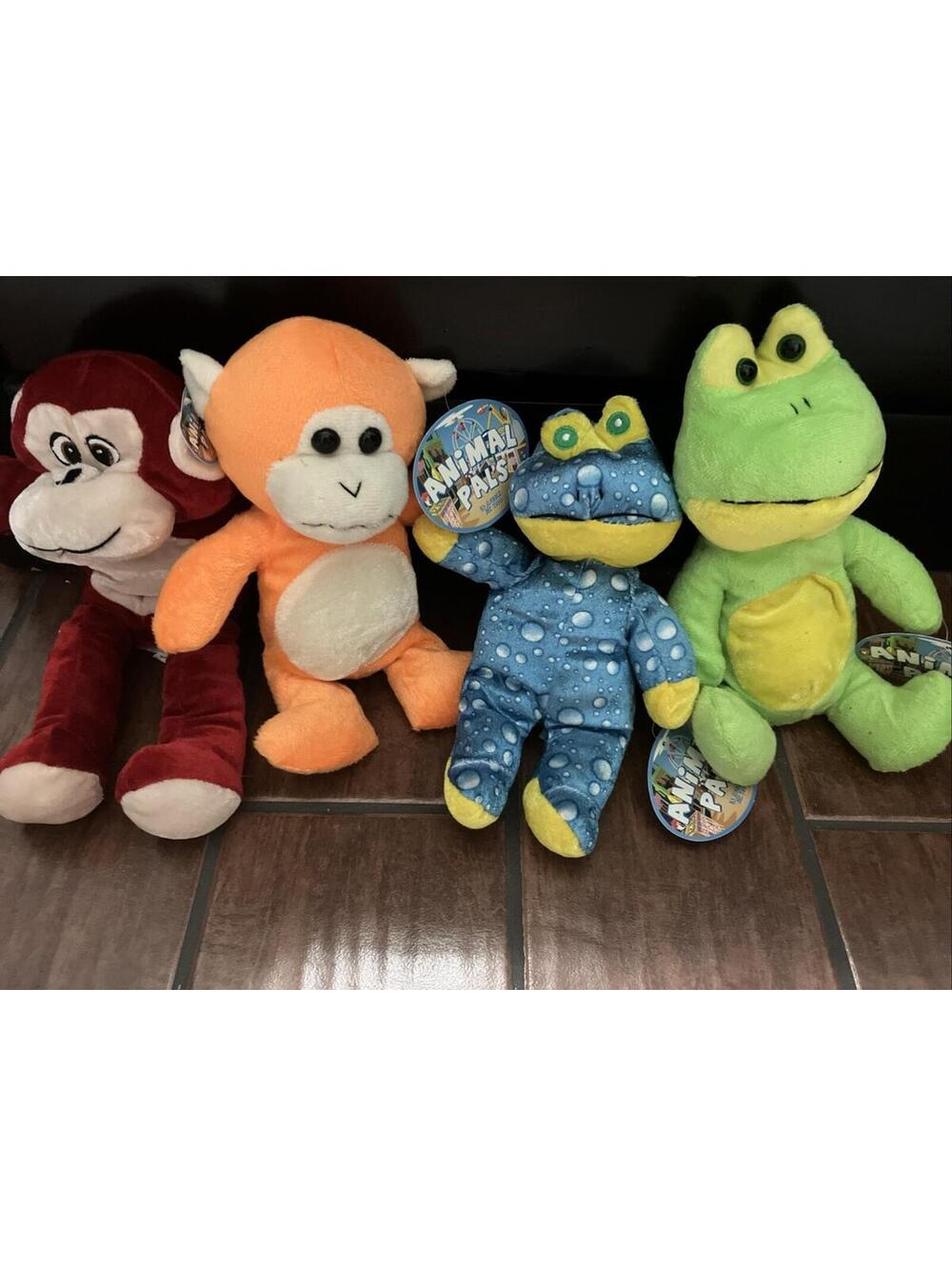 Lot of 4 Animal Pals Plush Stuffed Animal Toy All NWT